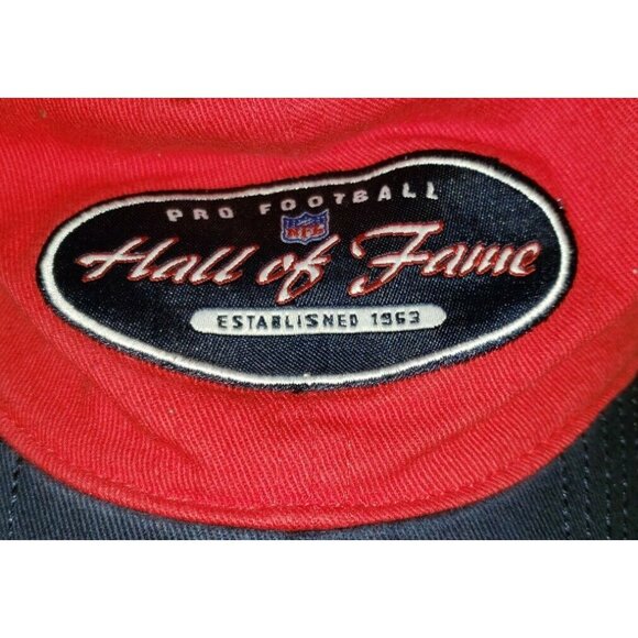 Reebok PRO FOOTBALL HALL OF FAME Canton Ohio  HAT Baseball Cap NFL RED W/BLUE - Picture 2 of 11